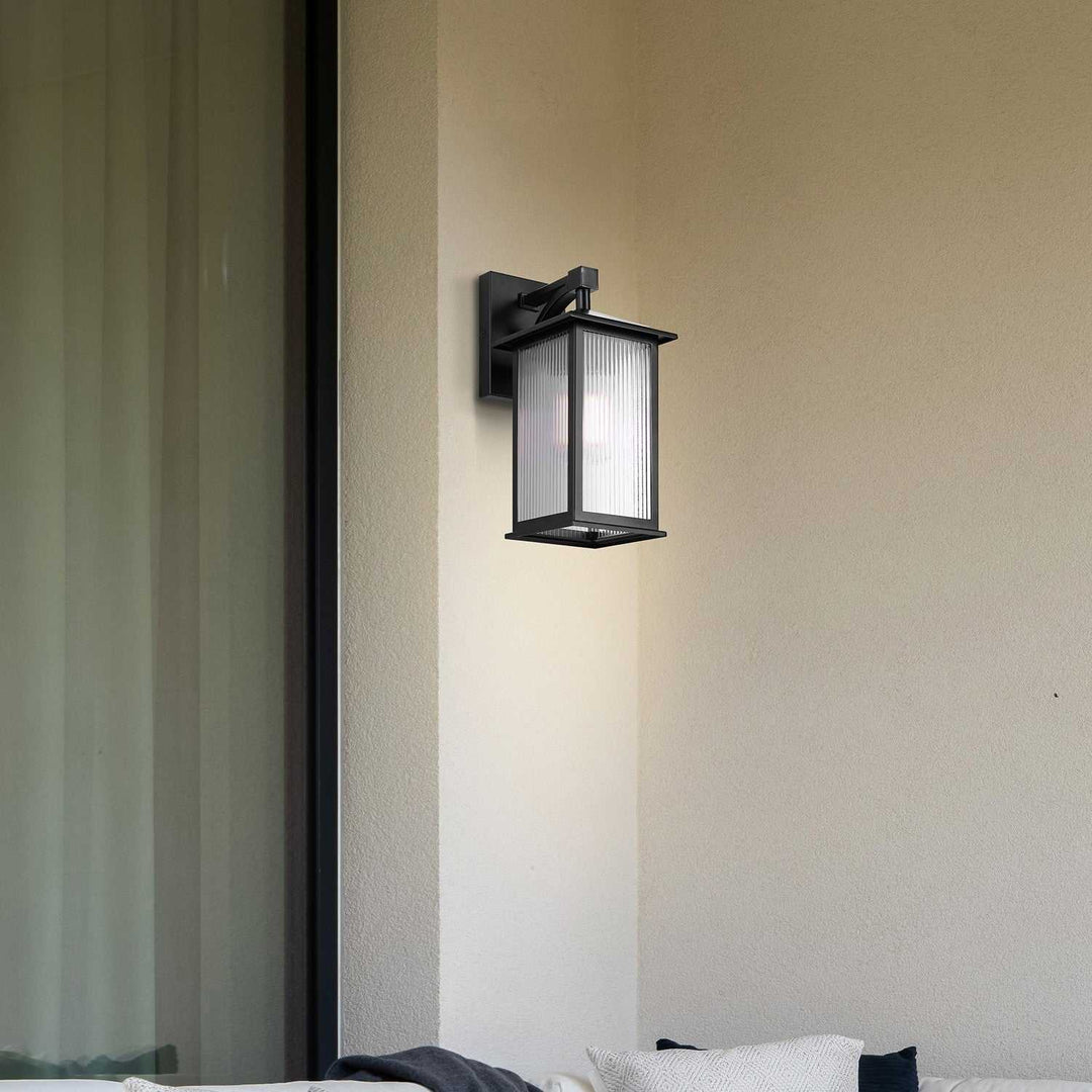 Fernie One Light Outdoor Down Light in Matte Black Canarm Canada