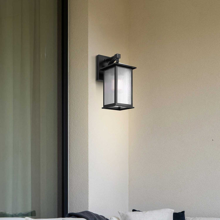 Fernie One Light Outdoor Down Light in Matte Black Canarm Canada
