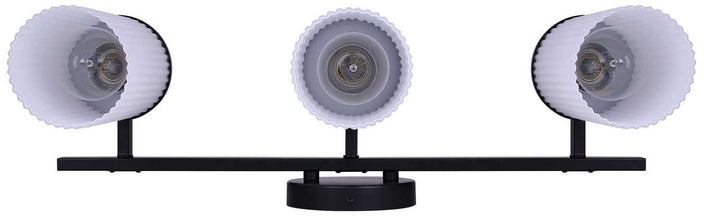 Kinslea Three Light Vanity in Matte Black Canarm Canada