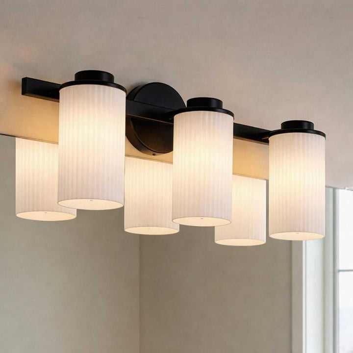 Kinslea Three Light Vanity in Matte Black Canarm Canada