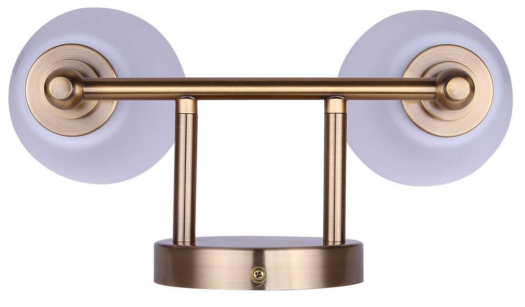Solara Two Light Vanity in Gold Canarm Canada