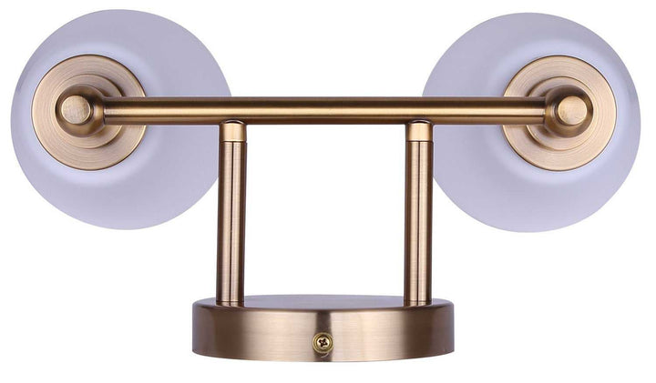 Solara Two Light Vanity in Gold Canarm Canada