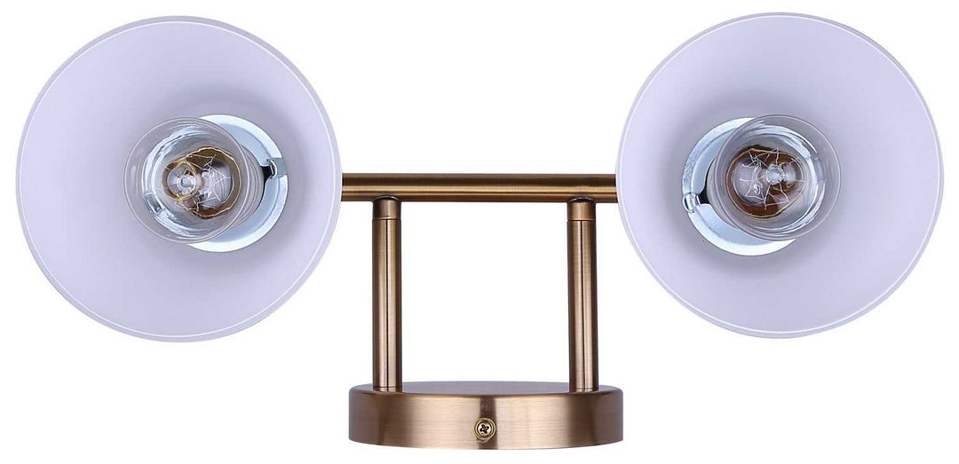 Solara Two Light Vanity in Gold Canarm Canada