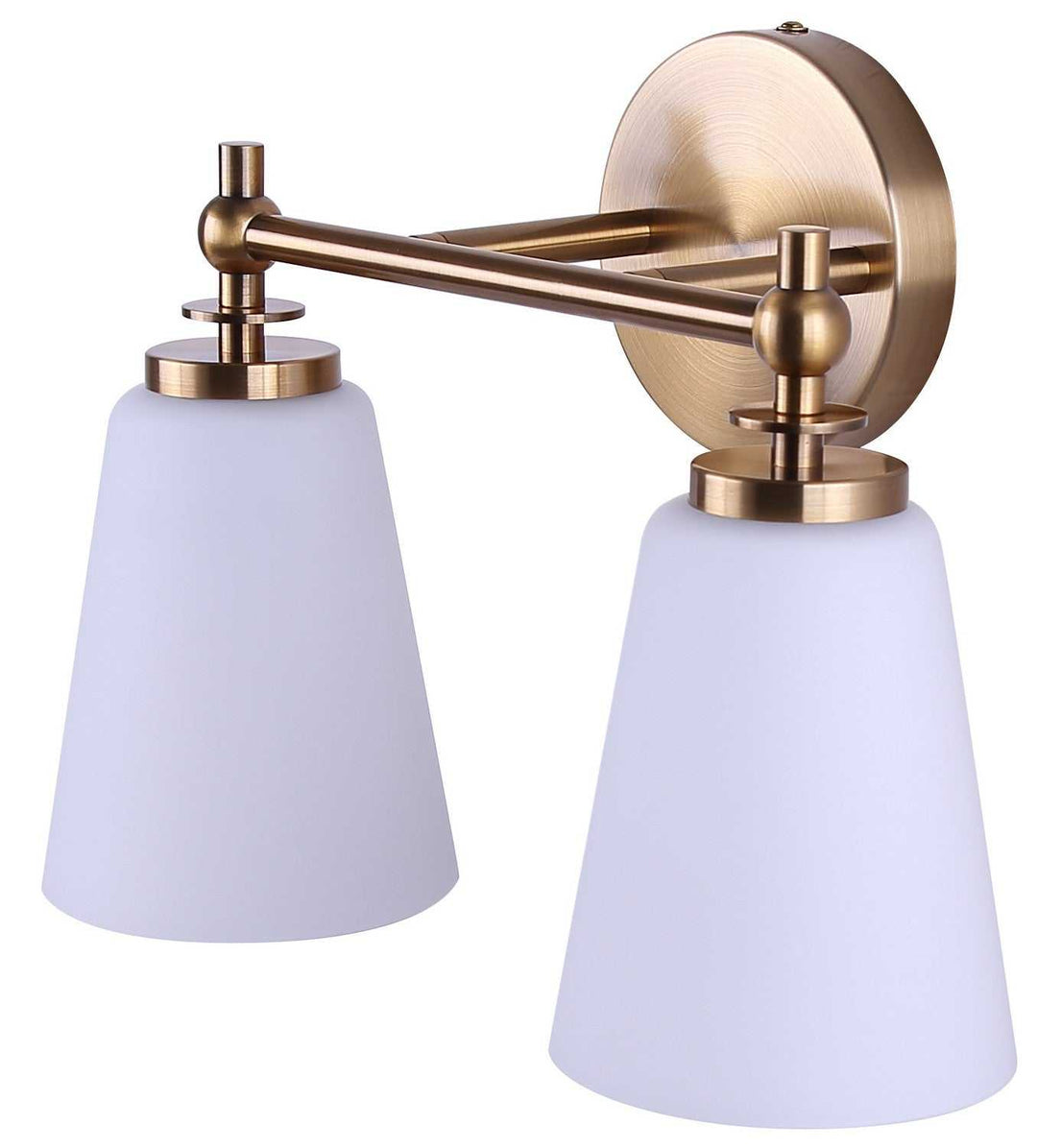 Solara Two Light Vanity in Gold Canarm Canada