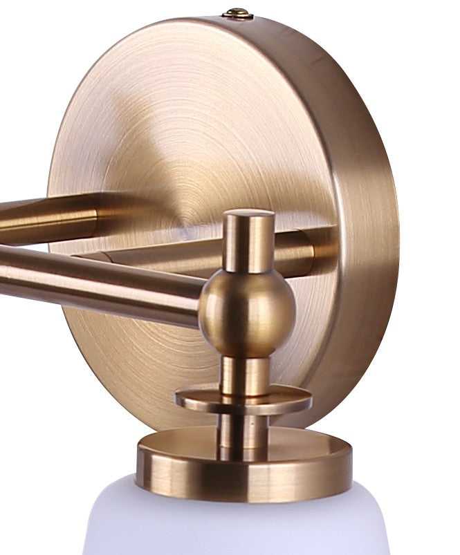 Solara Two Light Vanity in Gold Canarm Canada