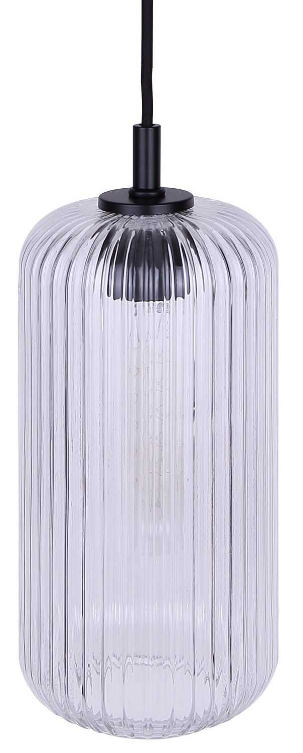 Malek One Light Pendant in Matte Black Canarm Canada