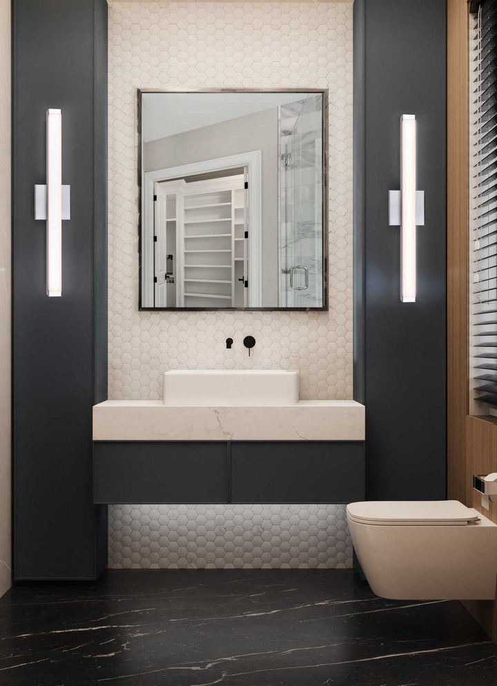 Jonah LED Vanity in Brushed Nickel Canarm Canada