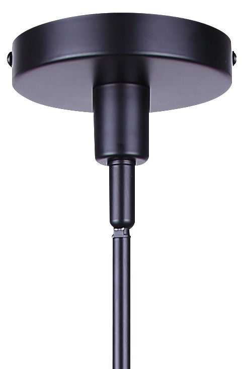 Renzo Four Light Chandelier in Matte Black Canarm Canada