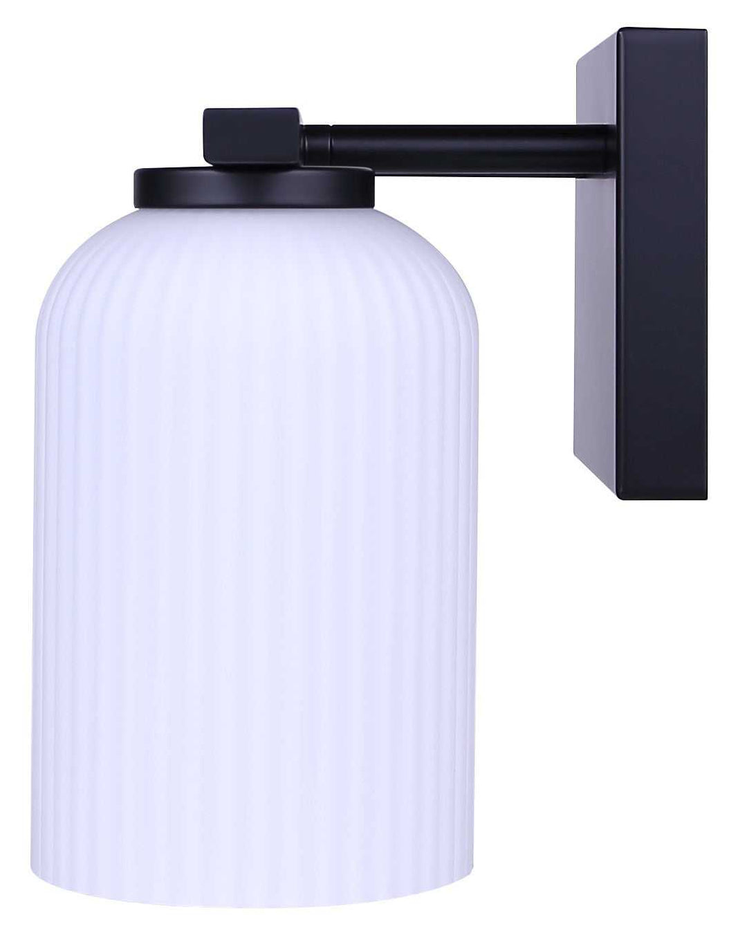 Bram Two Light Vanity in Matte Black Canarm Canada