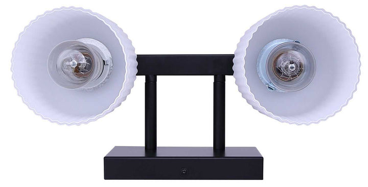 Bram Two Light Vanity in Matte Black Canarm Canada