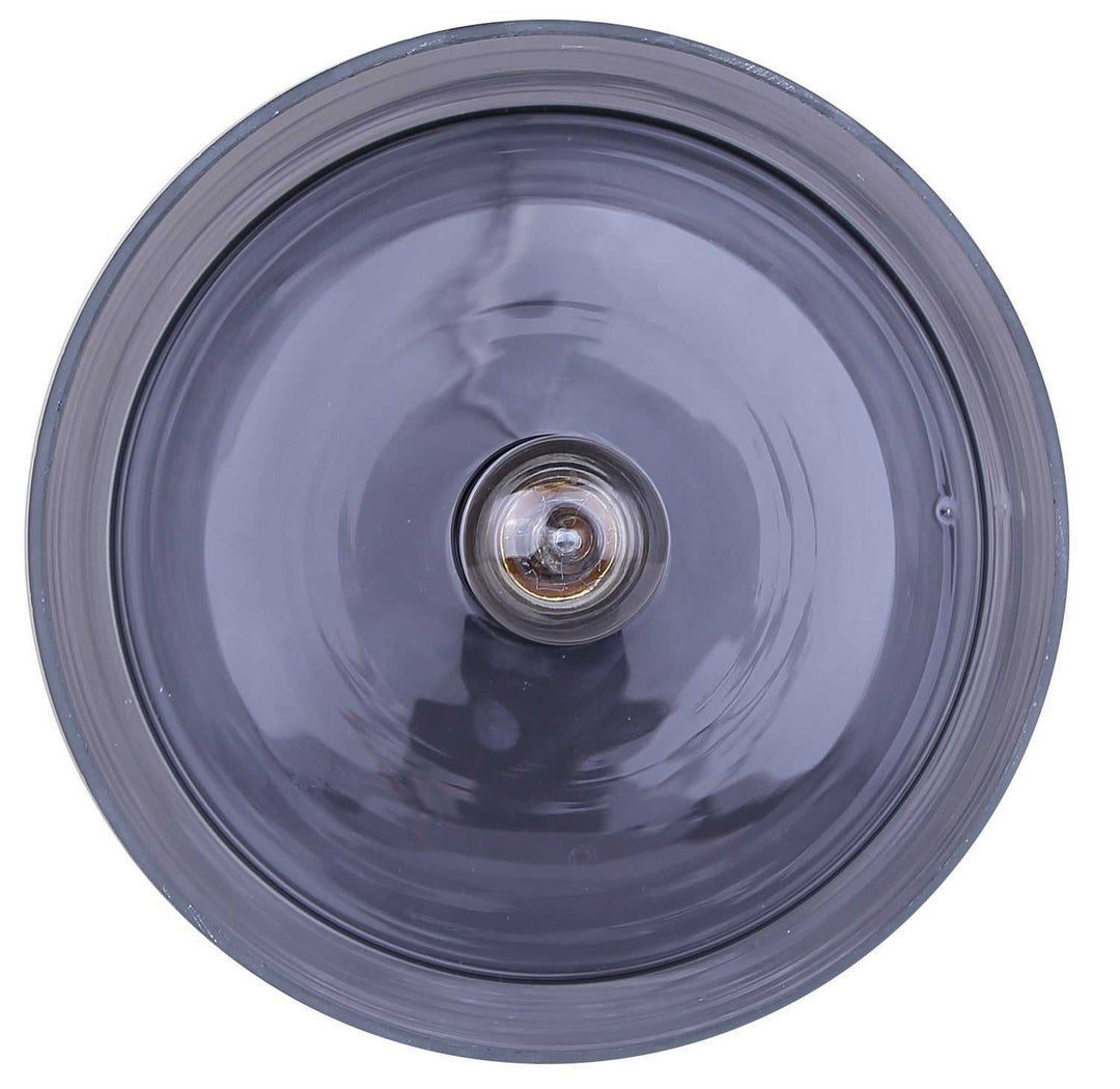 Britton One Light Flush Mount in Matte Black Canarm Canada