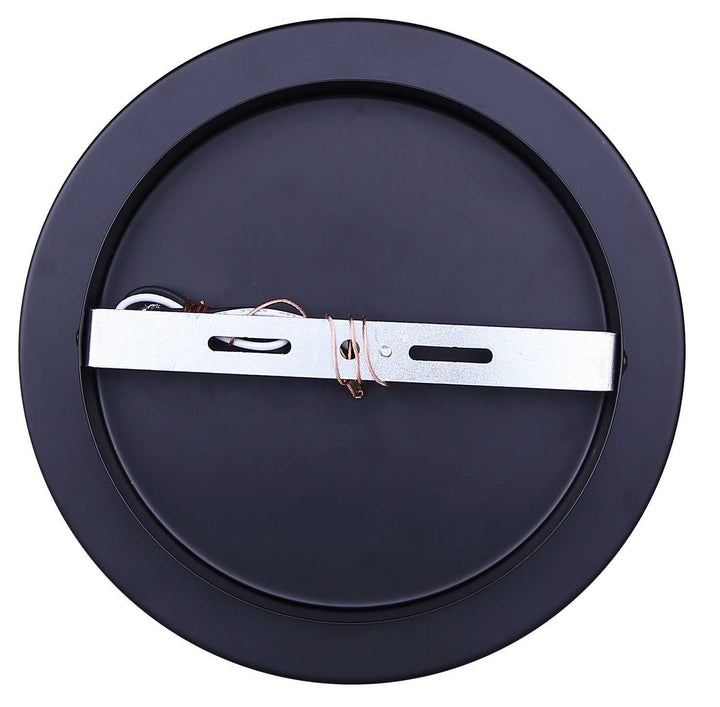 Britton One Light Flush Mount in Matte Black Canarm Canada