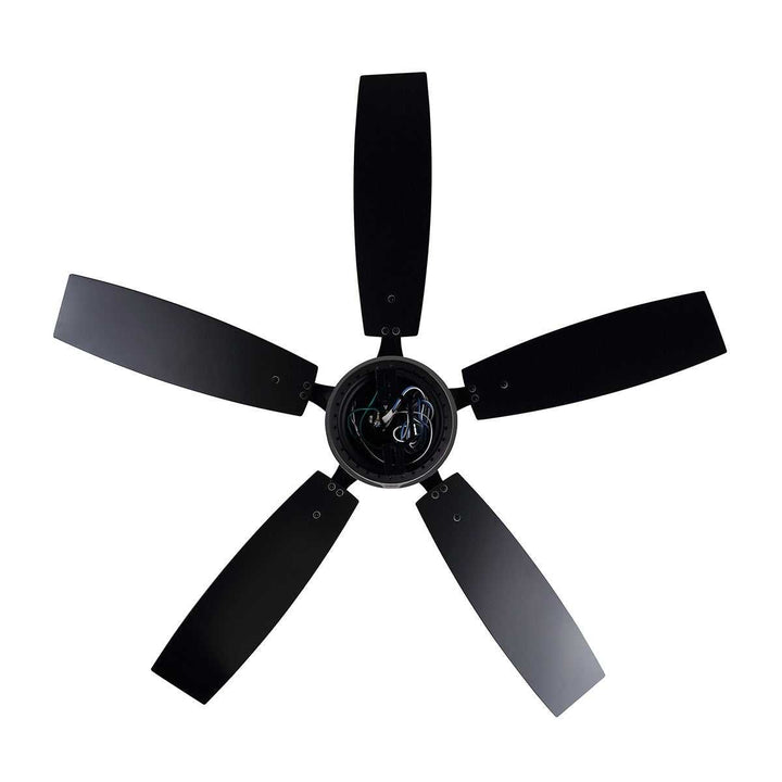 Shelton 52" Ceiling Fan in Matte Black And Chrome Canarm Canada