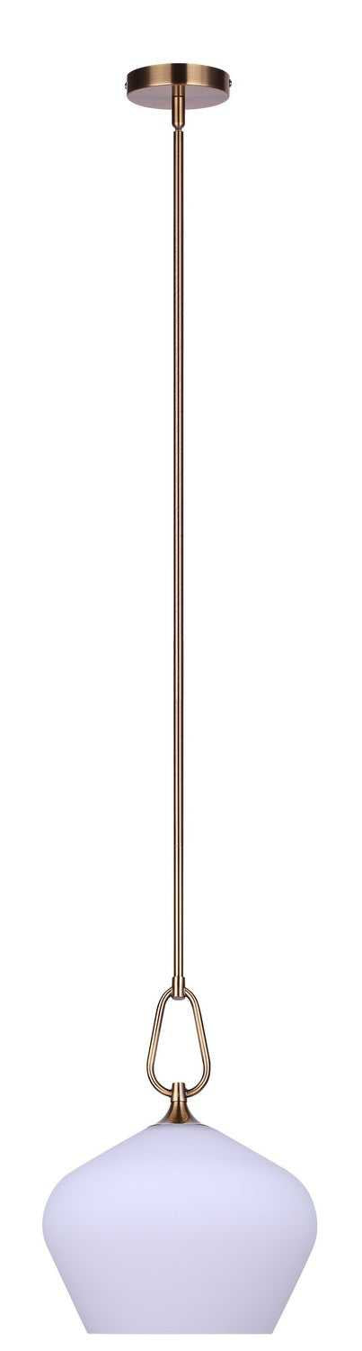 Gia One Light Pendant in Gold Canarm Canada
