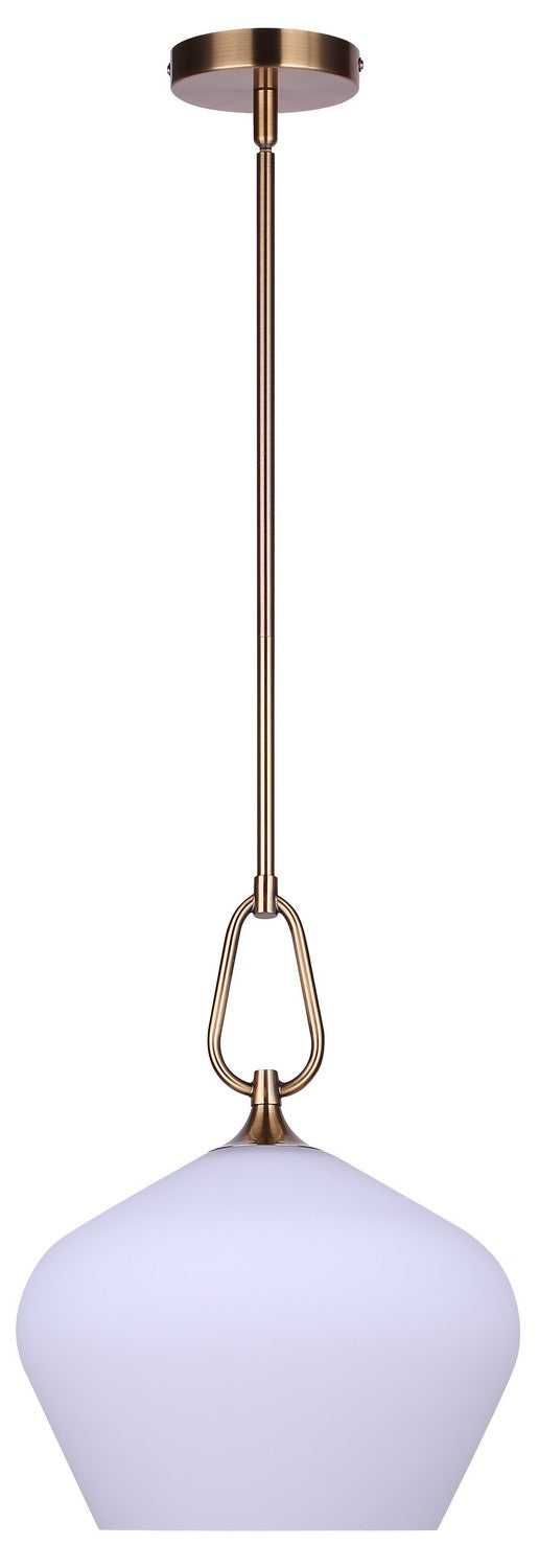Gia One Light Pendant in Gold Canarm Canada