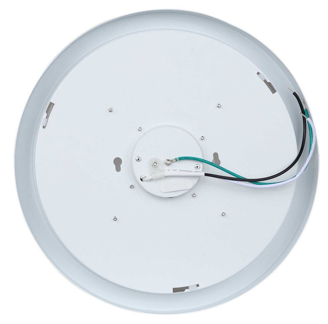 Dl-11F-25Dcw LED Flush Mount in White Canarm Canada