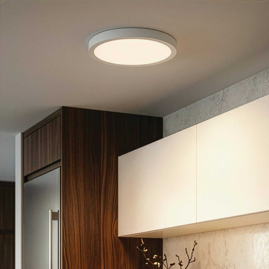 Dl-11F-25Dcw LED Flush Mount in White Canarm Canada