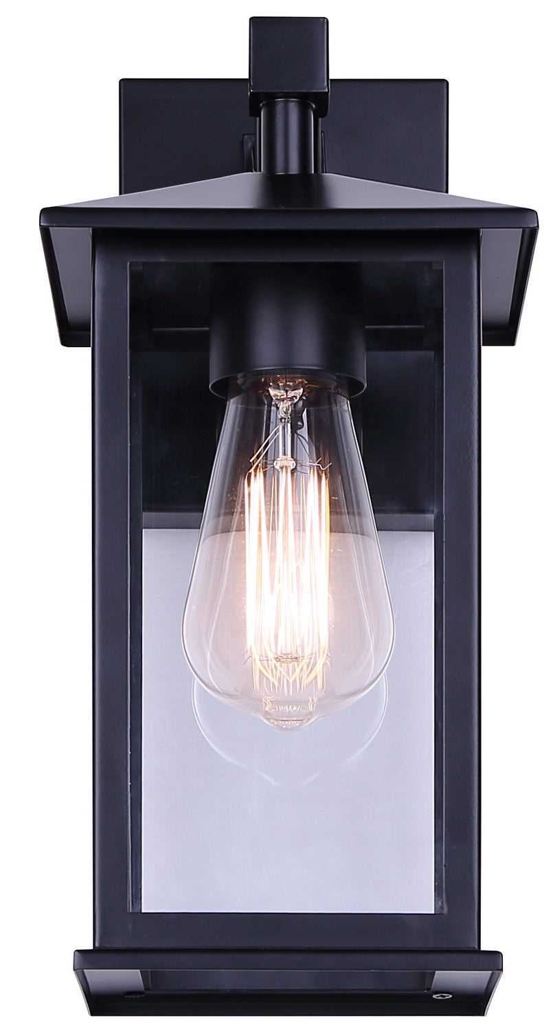 Rossland One Light Outdoor Down Light in Matte Black Canarm Canada
