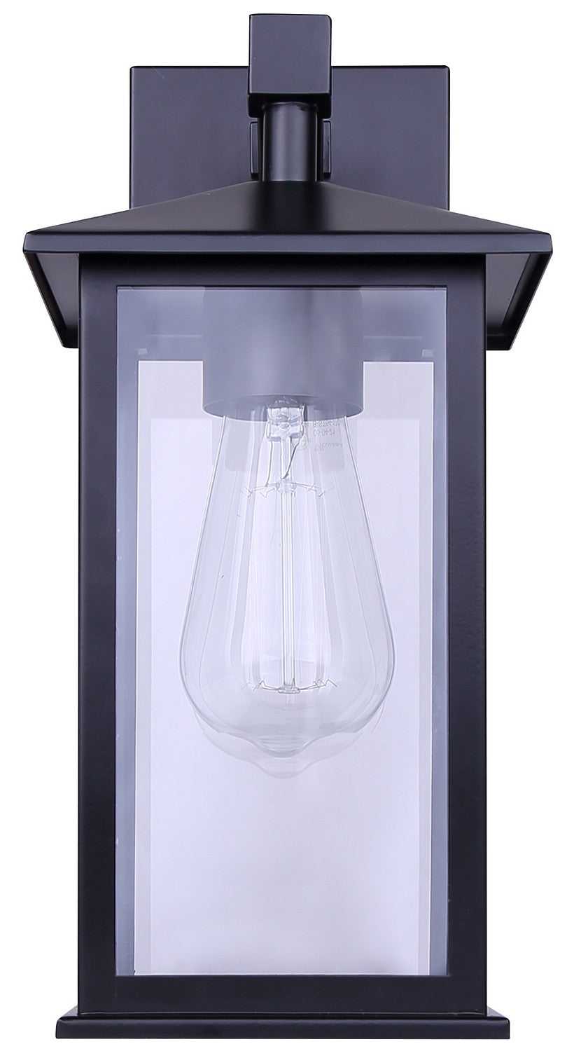 Rossland One Light Outdoor Down Light in Matte Black Canarm Canada