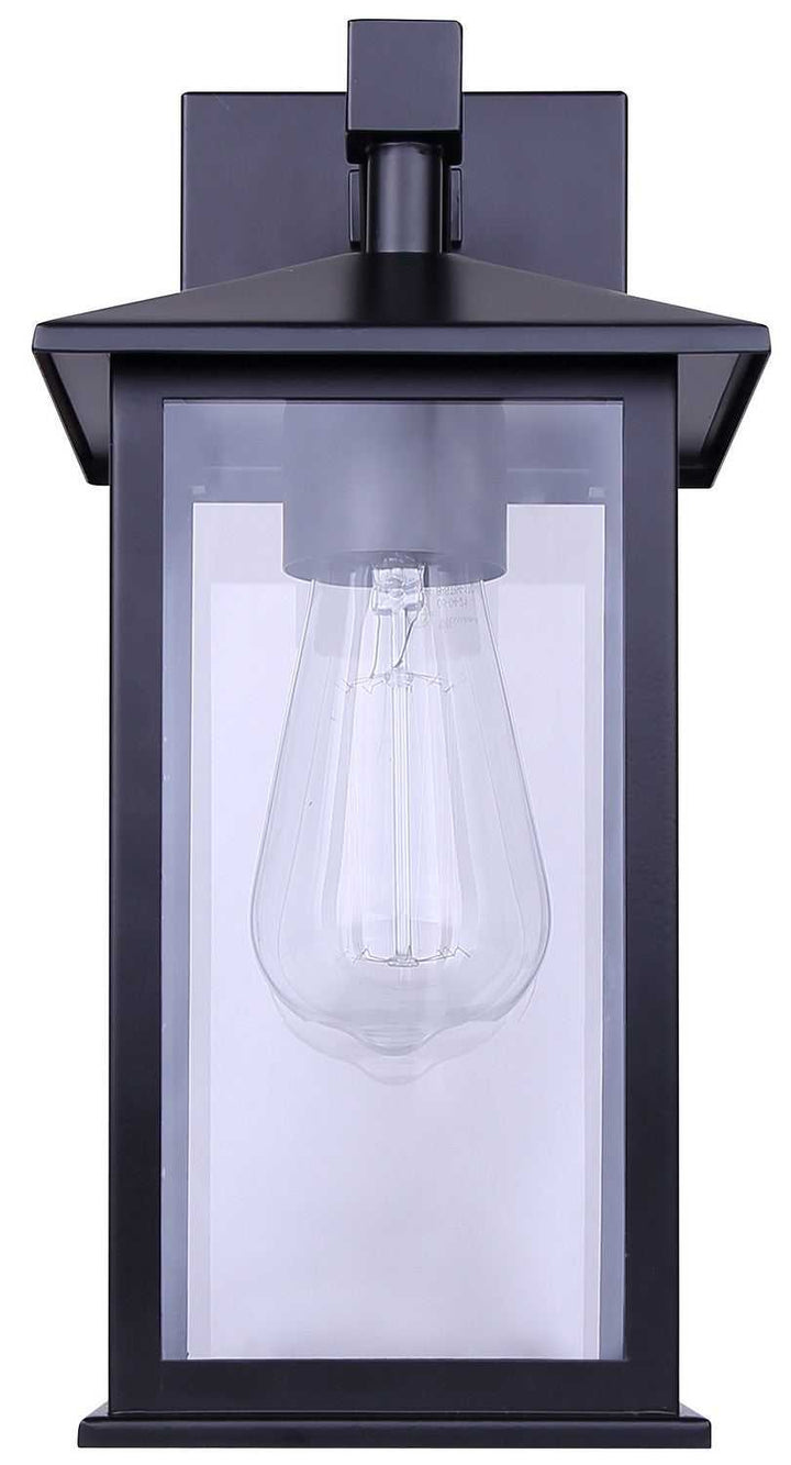 Rossland One Light Outdoor Down Light in Matte Black Canarm Canada