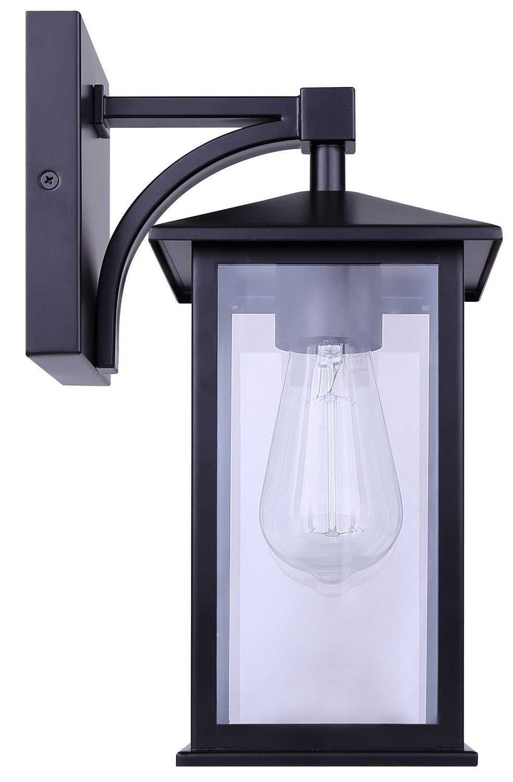 Rossland One Light Outdoor Down Light in Matte Black Canarm Canada