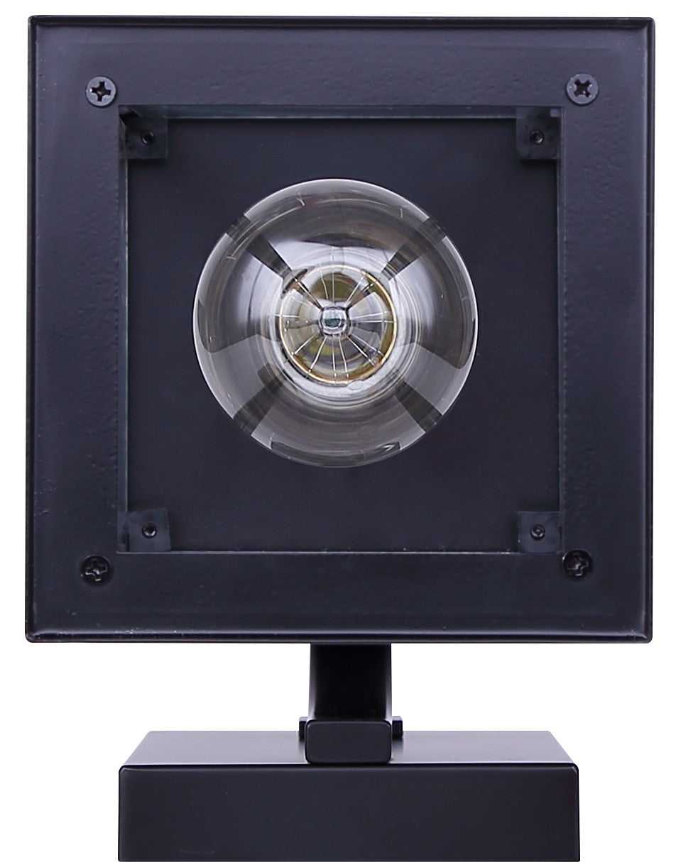 Rossland One Light Outdoor Down Light in Matte Black Canarm Canada