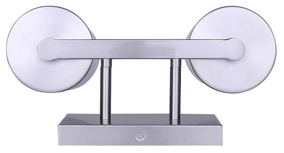 Britton Two Light Vanity in Brushed Nickel Canarm Canada