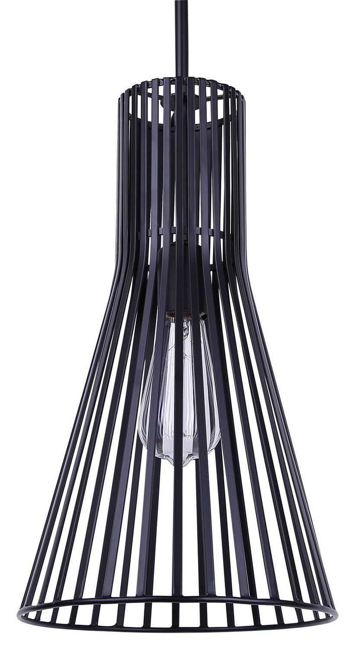 Elim One Light Pendant in Matte Black Canarm Canada