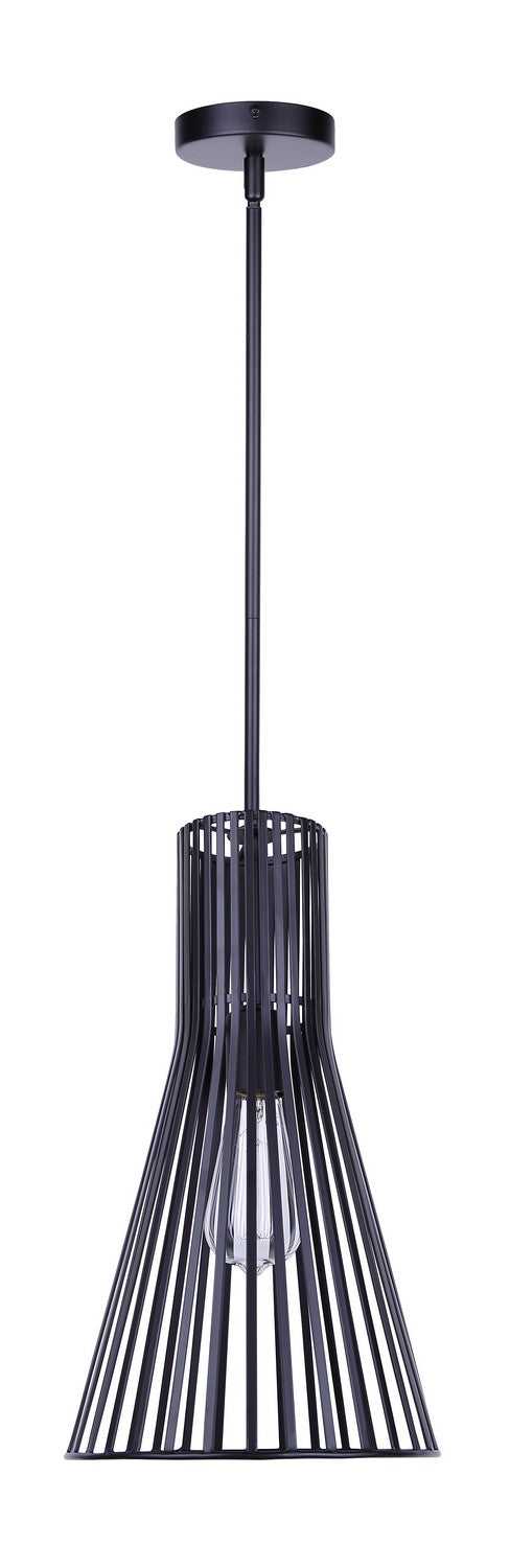 Elim One Light Pendant in Matte Black Canarm Canada