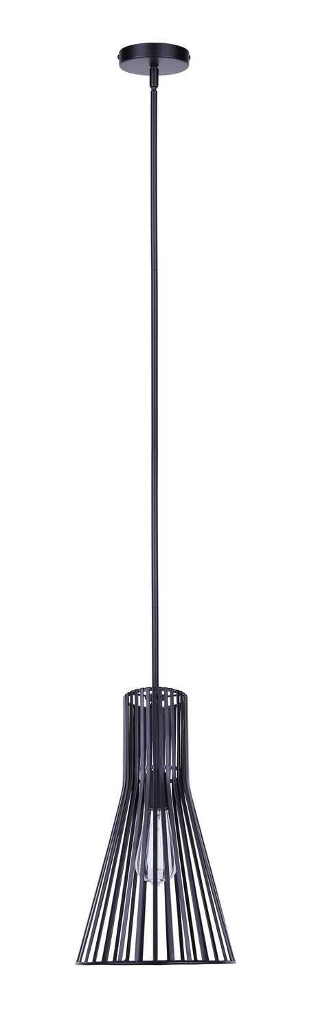 Elim One Light Pendant in Matte Black Canarm Canada