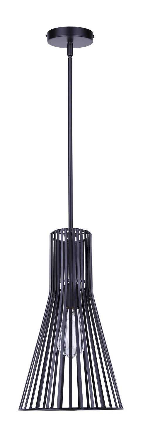 Elim One Light Pendant in Matte Black Canarm Canada