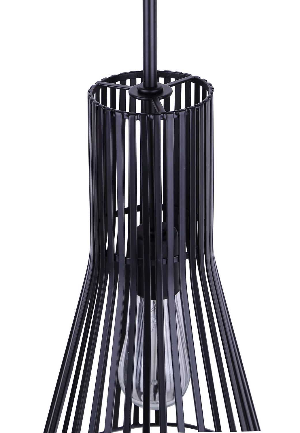 Elim One Light Pendant in Matte Black Canarm Canada