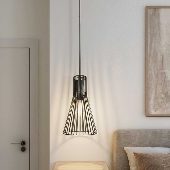 Elim One Light Pendant in Matte Black Canarm Canada
