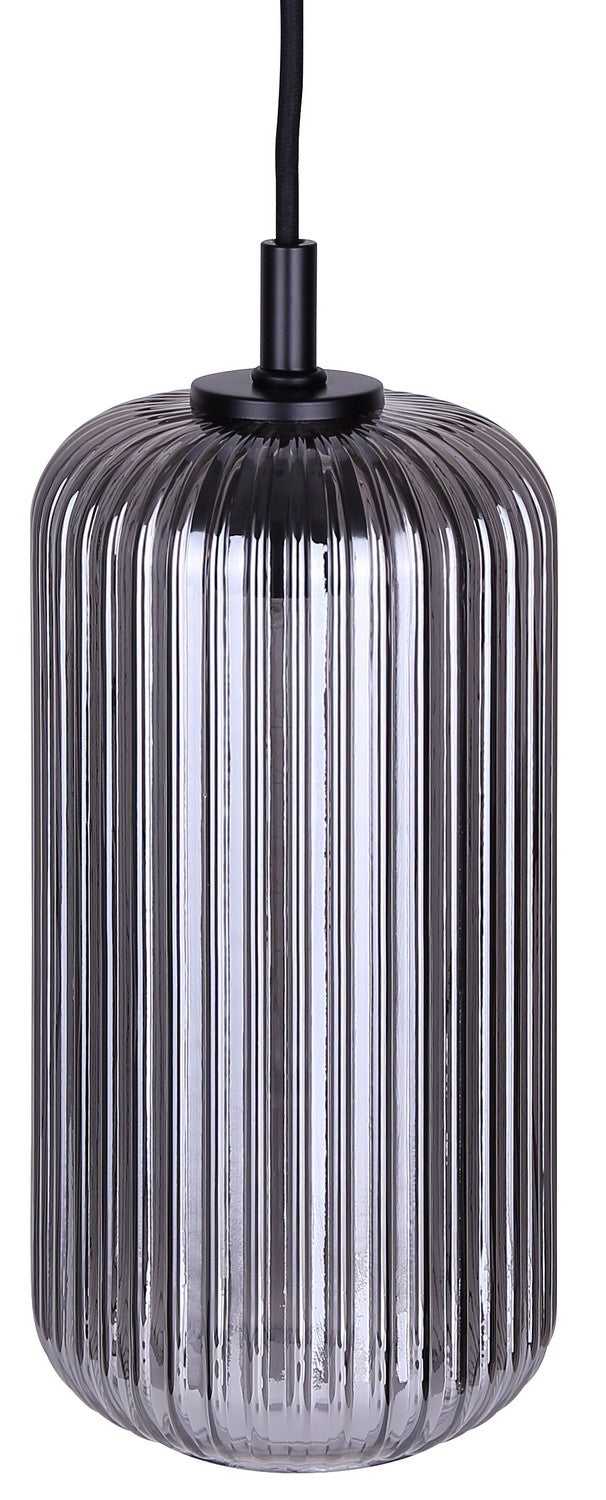 Malek One Light Pendant in Matte Black Canarm Canada
