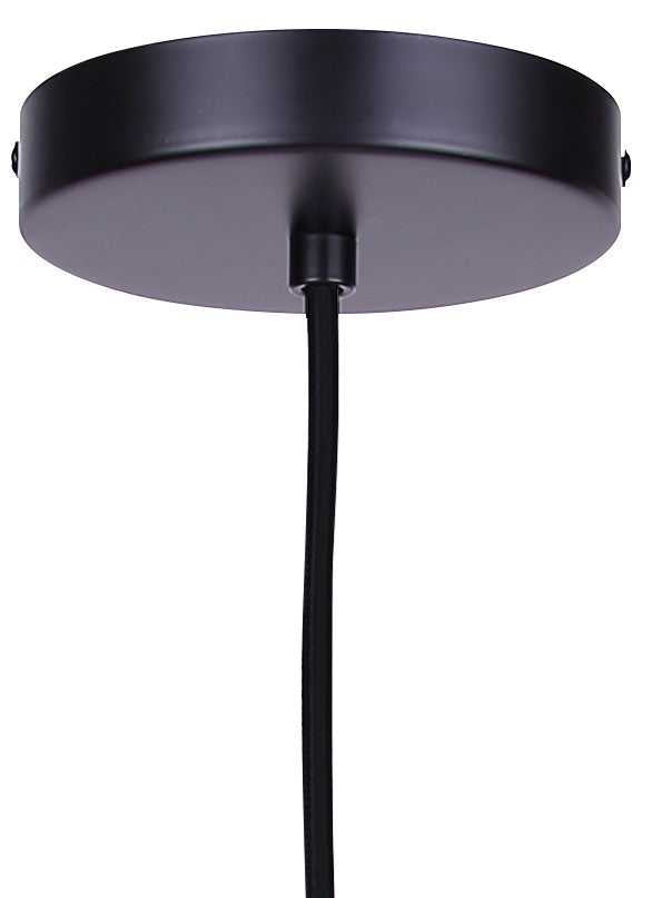 Malek One Light Pendant in Matte Black Canarm Canada