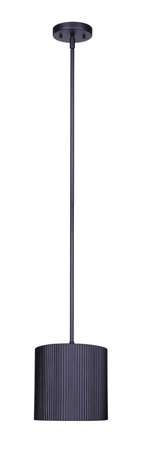 Rexton One Light Pendant in Matte Black Canarm Canada