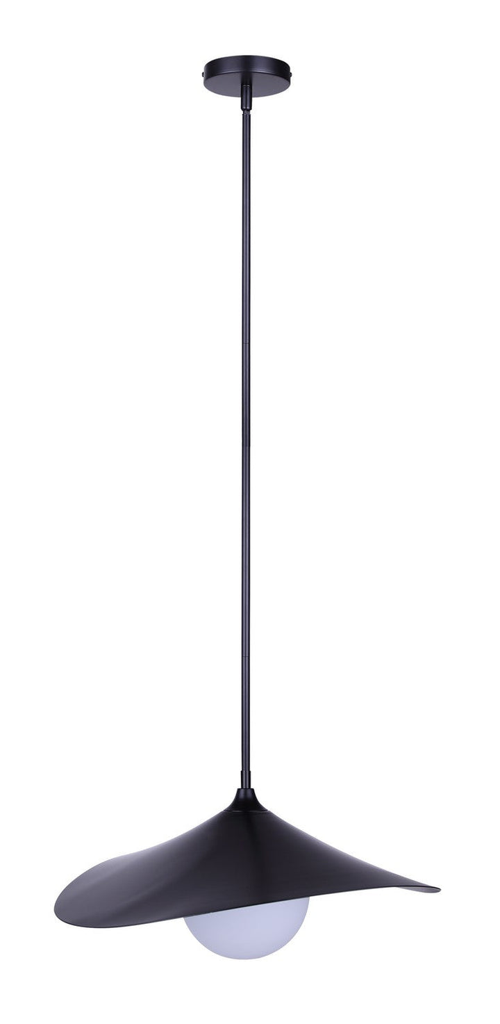 Termoli One Light Pendant in Matte Black Canarm Canada