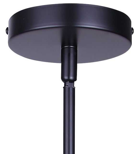 Termoli One Light Pendant in Matte Black Canarm Canada