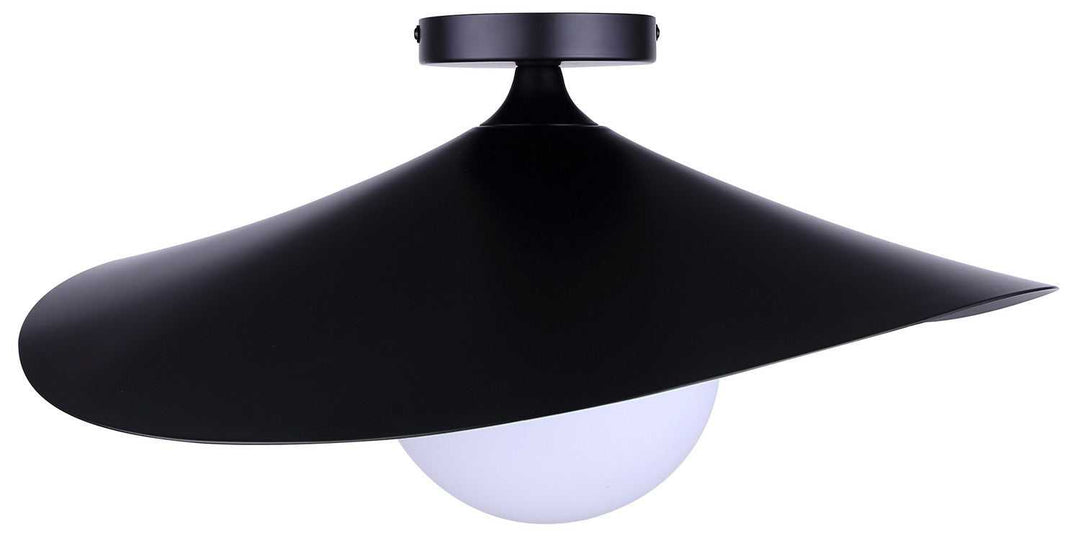 Termoli One Light Pendant in Matte Black Canarm Canada