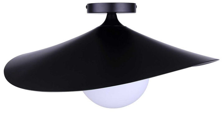 Termoli One Light Pendant in Matte Black Canarm Canada