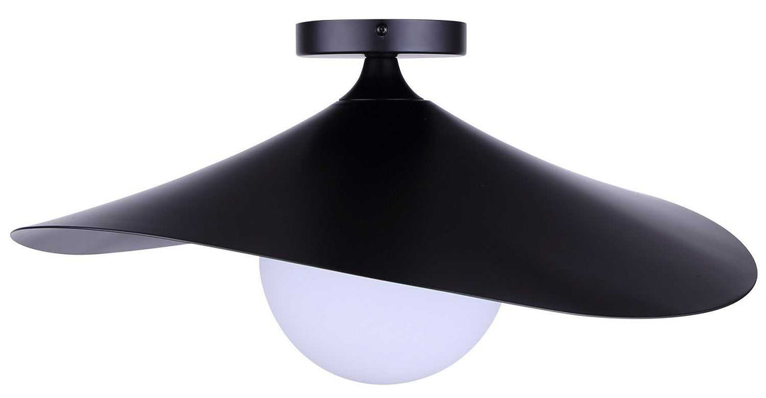 Termoli One Light Pendant in Matte Black Canarm Canada