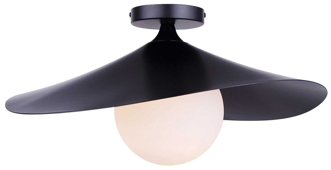 Termoli One Light Pendant in Matte Black Canarm Canada