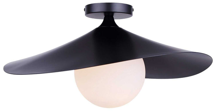 Termoli One Light Pendant in Matte Black Canarm Canada
