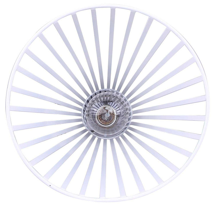 Elim One Light Pendant in Matte Black And White Canarm Canada