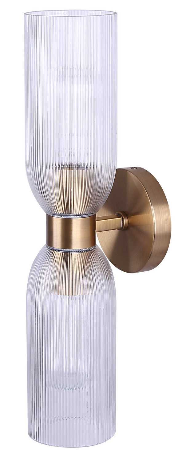 Omarion Two Light Wall Fixture in Gold Canarm Canada