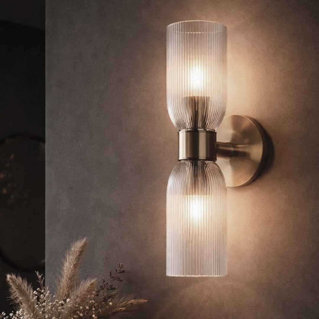 Omarion Two Light Wall Fixture in Gold Canarm Canada