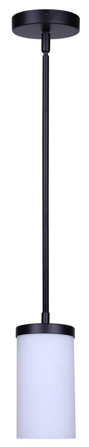 Britton One Light Pendant in Matte Black Canarm Canada