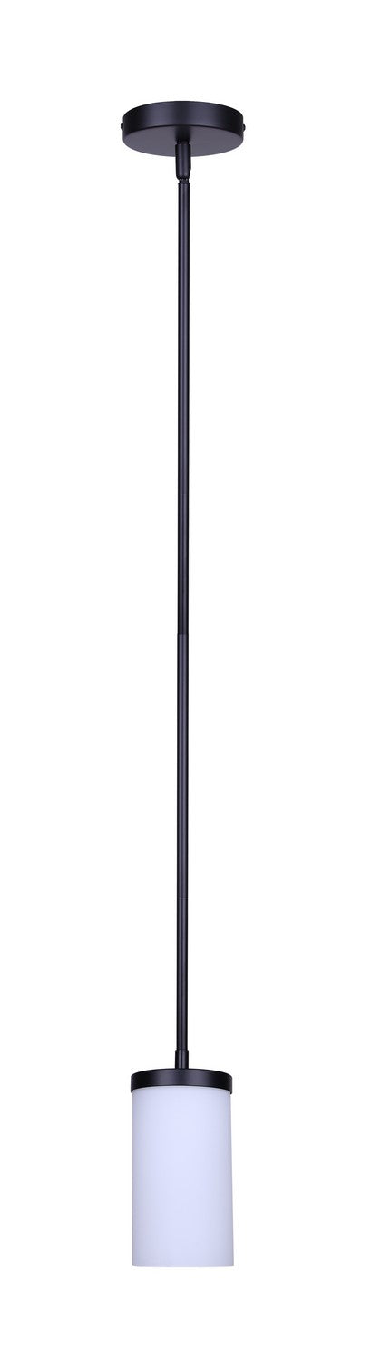 Britton One Light Pendant in Matte Black Canarm Canada