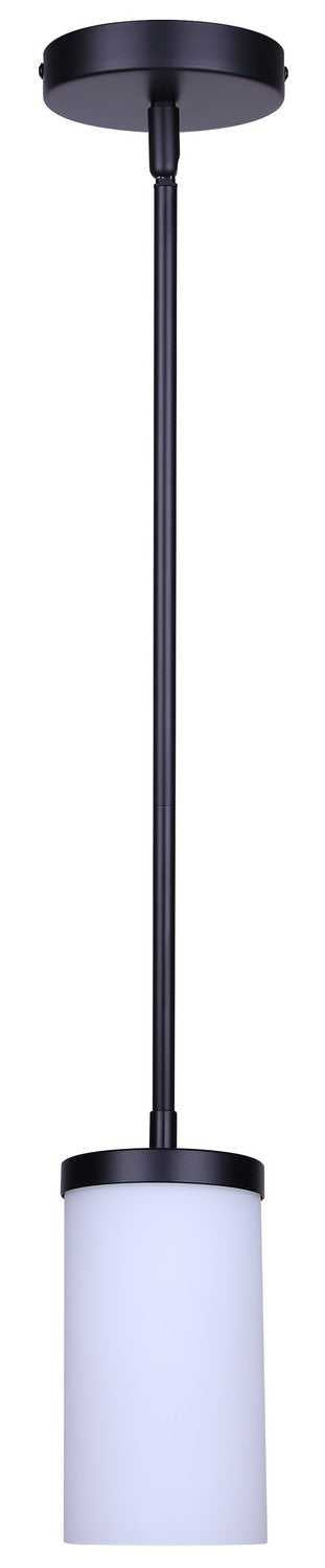 Britton One Light Pendant in Matte Black Canarm Canada