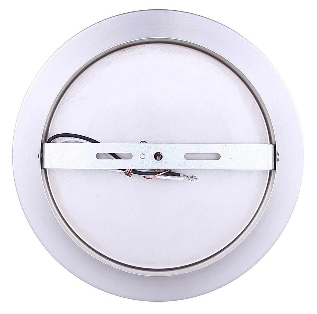 Britton One Light Flush Mount in Brushed Nickel Canarm Canada